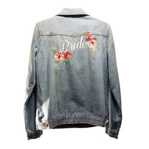 Bride Embroidered Jean Jacket by David's Bridal